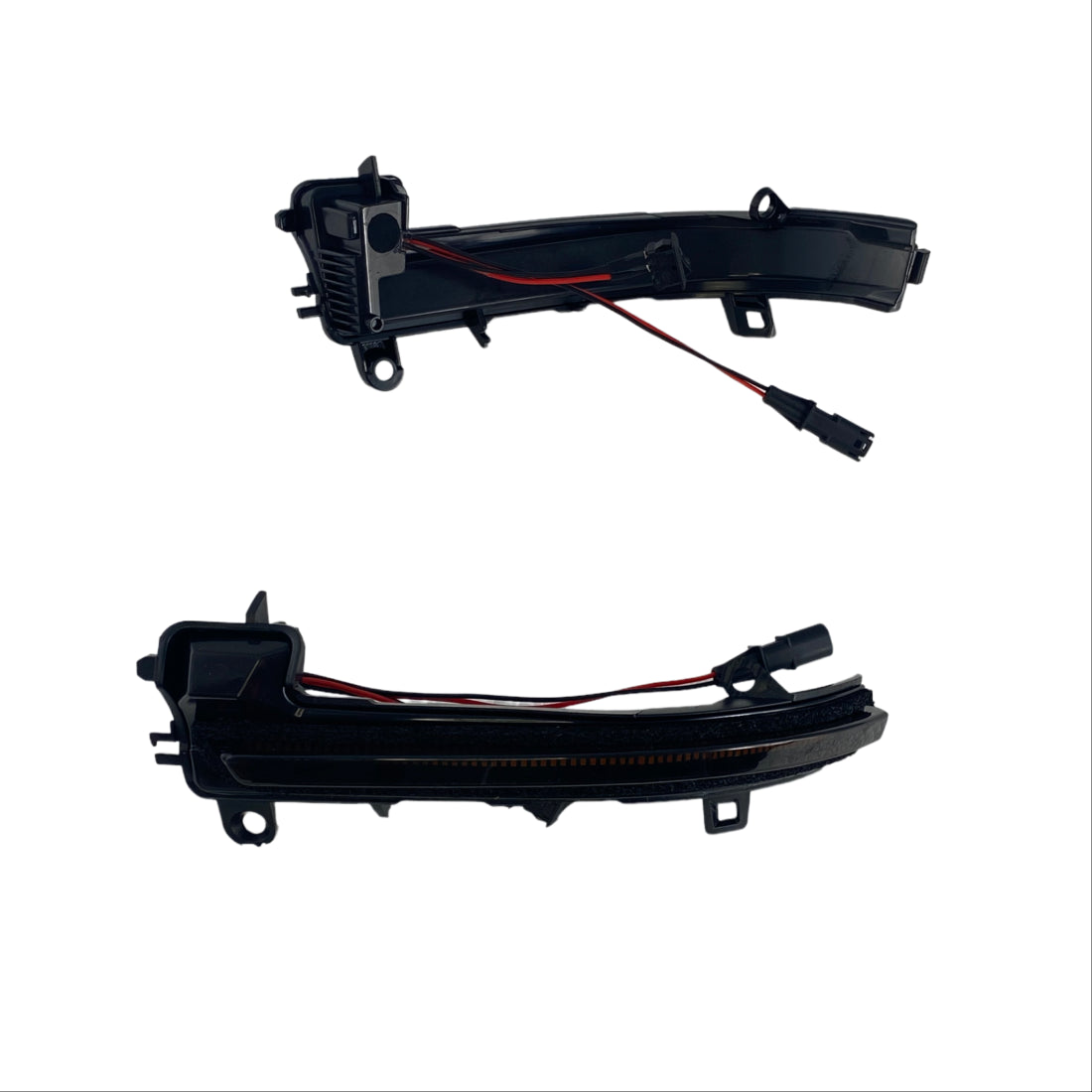 Диодни мигачи за странични огледала за BMW i3, X1 E84, E90, F20, F21, F22, F23, F30, F31, F34, F32, F33, F10, F11, F07, F01, D02, D04 (2011-2019) - опушени с бягащ мигач