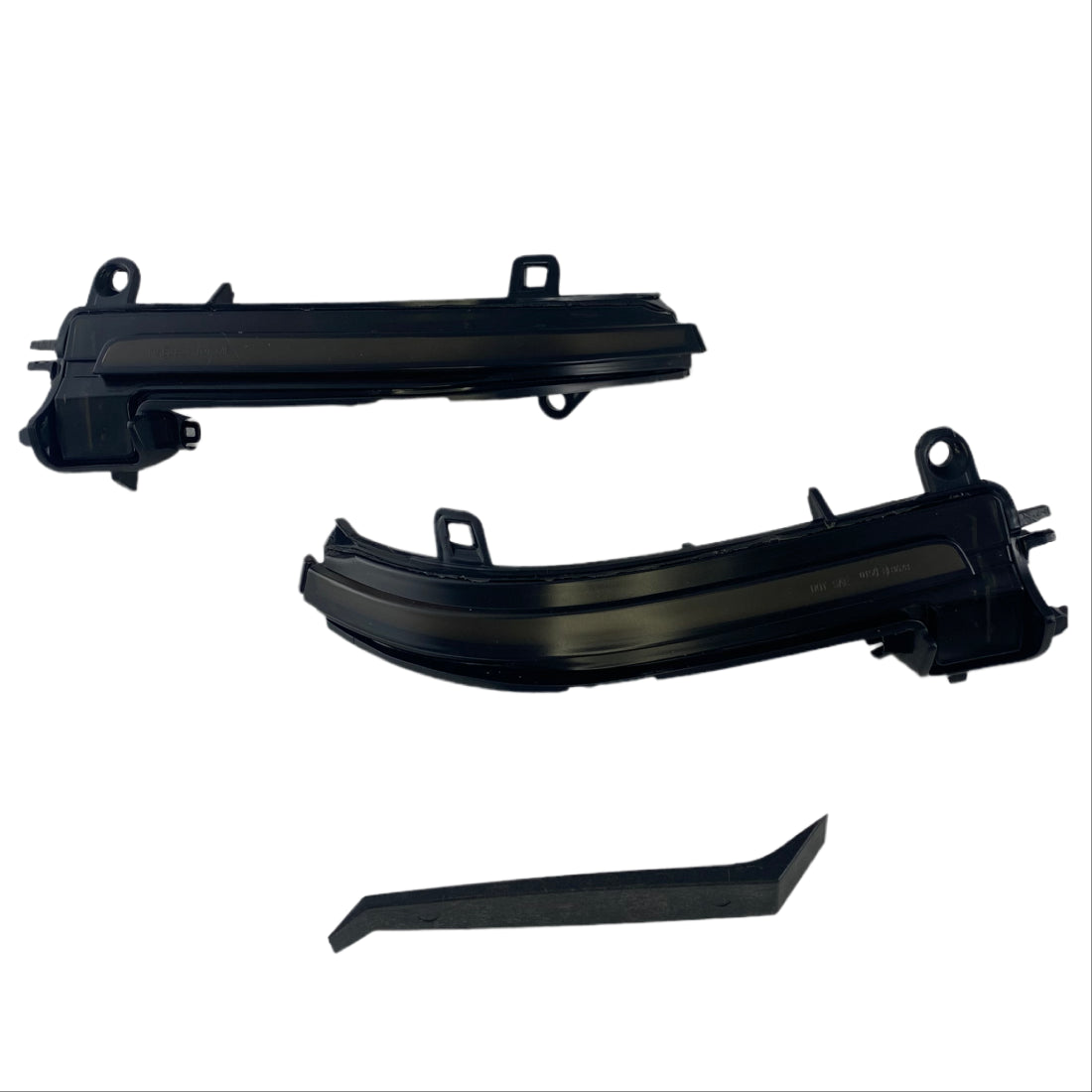 Диодни мигачи за странични огледала за BMW i3, X1 E84, E90, F20, F21, F22, F23, F30, F31, F34, F32, F33, F10, F11, F07, F01, D02, D04 (2011-2019) - опушени с бягащ мигач