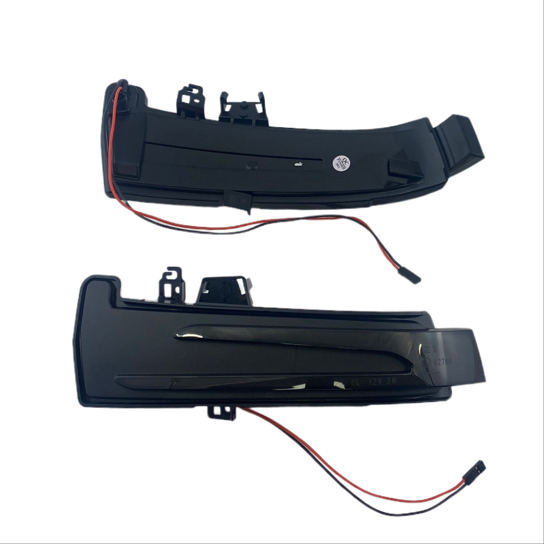 Диодни мигачи за странични огледала за Mercedes A-class W176, B-Class W246, E-Class W212, C-Class W204, CLA, GLA X156, GLK X204, S-Class W221 (2009-2013), CLS W218 (2010-2018) - опушени с бягащ мигач