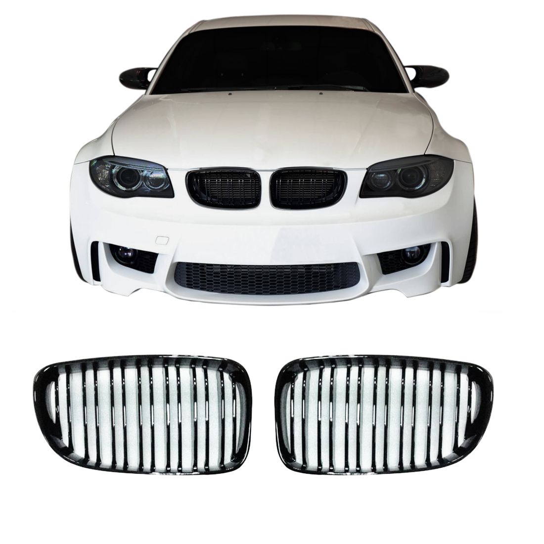 Решетки за BMW E87 (2007-2011) - с двойни ребра M1
