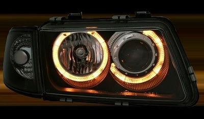 Кристални фарове  Angel Eyes AUDI A3 (1996-2000) - черни