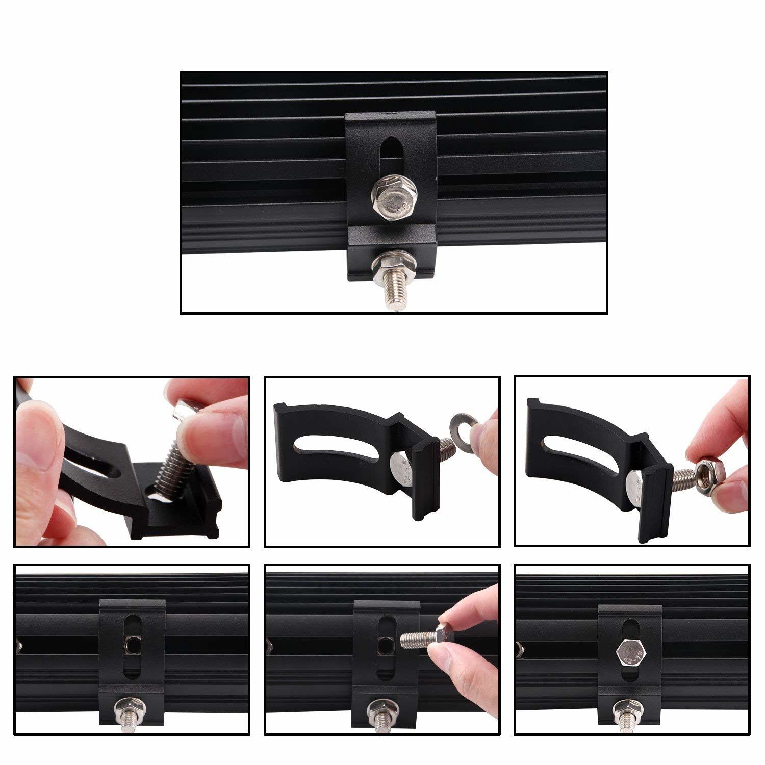 37 См Мощен LED бар Flexzon с Комбинирана Combo светлина 90W 30 LED 12V 24V АТВ, Джип, 4х4, Offroad