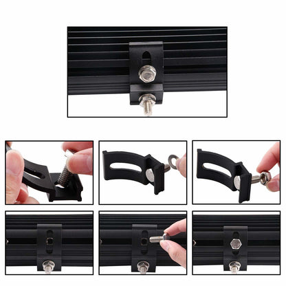 37 См Мощен LED бар Flexzon с Комбинирана Combo светлина 90W 30 LED 12V 24V АТВ, Джип, 4х4, Offroad