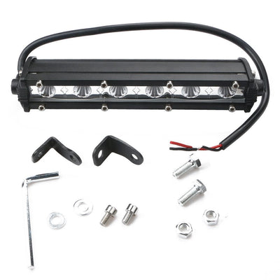 18,5 См Мощен LED бар Flexzon с насочена Spot светлина 18W 6 LED 12V 24V АТВ, Джип, 4х4, Offroad, Камион
