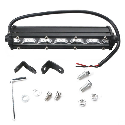 18,5 См Мощен LED бар Flexzon с насочена Spot светлина 18W 6 LED 12V 24V АТВ, Джип, 4х4, Offroad, Камион