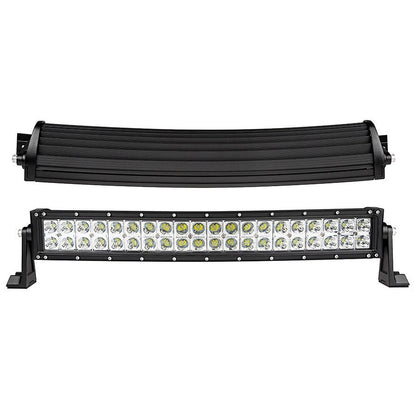56 См Извит Мощен LED бар Flexzon 120W 40 LED 12V 24V АТВ, Джип, 4х4, Offroad, Камион