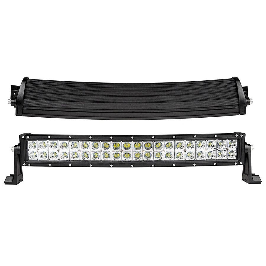 56 См Извит Мощен LED бар Flexzon 120W 40 LED 12V 24V АТВ, Джип, 4х4, Offroad, Камион