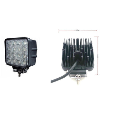 48W 16 LED Халоген Работна Лампа Насочена Spot Светлина Flexzon 10-30V за Ролбар АТВ, Джип