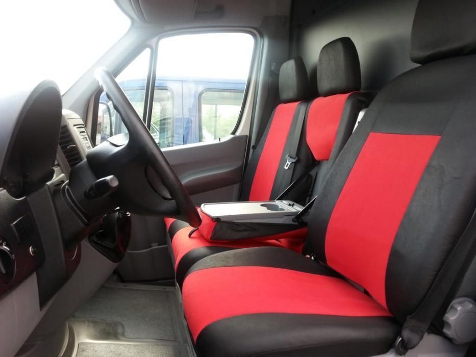 2+1 Калъфи тапицерия за предни седалки за Мерцедес Спринтер Mercedes Sprinter, Фолксваген Крафтер Volkswagen Crafter