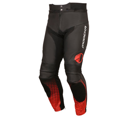 КОЖЕНИ МОТО ПАНТАЛОНИ MODEKA YRON BLACK/RED